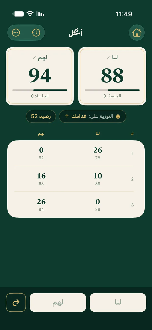 الطاولة
